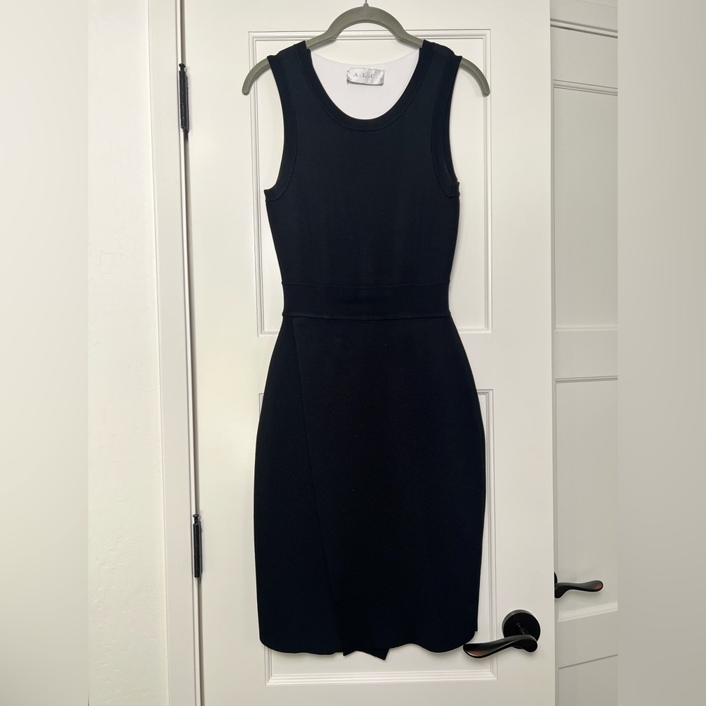 A.L.C. Classic Black Midi Dress (Small)